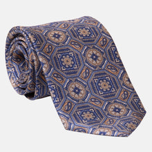 Load image into Gallery viewer, Mantova - Printed Silk Tie - Blue
