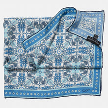 Load image into Gallery viewer, Barbaresco - Silk Neckerchief - Blue
