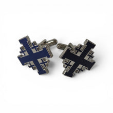 Load image into Gallery viewer, Blue Jerusalem Cross Accessory Gift Set
