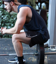 Load image into Gallery viewer, Eucalyptus Performance Tank - Navy
