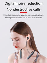 Load image into Gallery viewer, Bluetooth-Compatible Magnetic Neckband Headphone Wireless Earphone Sport Headset Noise Cancelling Microphone Bluetooth Over Ear Headphones, Wireless 5.0/Wired Headset, 55Hrs Playtime, Hi-Fi Stereo Deep Bass, Soft Earmuffs &amp; Light Weight

