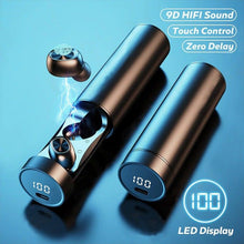 Load image into Gallery viewer, Bluetooth Earphones Wireless Headphones With Microphone Sports Waterproof Touch Control Wireless Headsets Earbuds Phone Updated Design with Industry Leading Sound &amp; Improved Comfort, Long Wireless Range,
