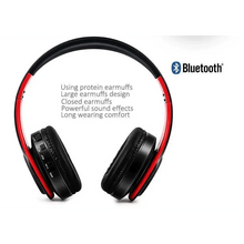 Load image into Gallery viewer, Bluetooth Foldable Earphone Unique Wireless Stereo Headphones Sport Earphone With Microphone Modern Music Headphones
