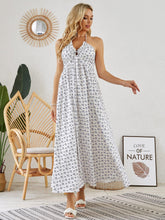 Load image into Gallery viewer, Bohemian Halter Maxi Dress - Women's Summer Sleeveless Flowy Beach Dress

