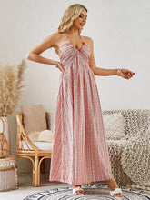 Load image into Gallery viewer, Bohemian Halter Maxi Dress - Women's Summer Sleeveless Flowy Beach Dress
