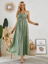 Load image into Gallery viewer, Bohemian Halter Maxi Dress - Women's Summer Sleeveless Flowy Beach Dress
