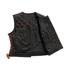 Load image into Gallery viewer, Bonnie Perforated Women's Motorcycle Leather Vest
