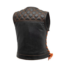 Load image into Gallery viewer, Bonnie Perforated Women's Motorcycle Leather Vest
