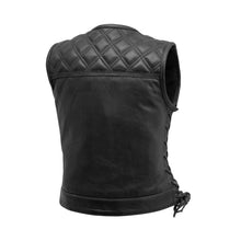 Load image into Gallery viewer, Bonnie Perforated Women's Motorcycle Leather Vest
