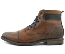 Load image into Gallery viewer, ASHER GREEN - AG8865 Tan LEATHER Boots Size 7
