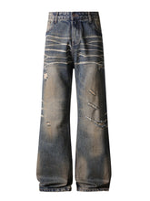 Load image into Gallery viewer, SANDWASH DISTRESSED BOOTCUT DENIM

