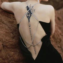 Load image into Gallery viewer, Botanical Spine Tattoo Decal
