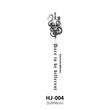 Load image into Gallery viewer, Botanical Spine Tattoo Decal
