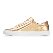 Load image into Gallery viewer, Women's Gold Distressed Sardenga II Sneaker
