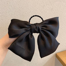 Load image into Gallery viewer, Bow-Knot Elastic Hair Bands Accessories Fashion Hair Band Long Ribbon Bow Ponytail Hair Tie Scrunchies Ponytail Holder Accessories for Women And Girls
