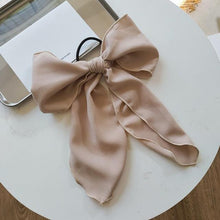 Load image into Gallery viewer, Bowknot Hair Scrunchies For Women Girls Sweet Elastic Hair Bands Elegant Hair Tie Rope Rubber Band Hair Gum Gorgeous Hair Accessories For Women
