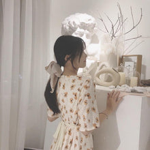 Load image into Gallery viewer, Bowknot Hair Scrunchies For Women Girls Sweet Elastic Hair Bands Elegant Hair Tie Rope Rubber Band Hair Gum Gorgeous Hair Accessories For Women
