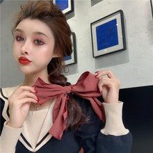Load image into Gallery viewer, Bowknot Hair Scrunchies For Women Girls Sweet Elastic Hair Bands Elegant Hair Tie Rope Rubber Band Hair Gum Gorgeous Hair Accessories For Women

