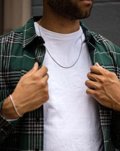 Load image into Gallery viewer, Box Chain Necklace, 2MM - Sterling Silver
