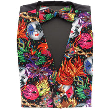 Load image into Gallery viewer, Vittorio Farina Mardi Gras Vest &amp; Bow Tie ONLY Ver 1.
