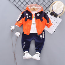 Load image into Gallery viewer, Boys' Cartoon Long Sleeve 3-Piece Outfit Set | 0-4 Years - # BAAA71710023 &amp; BOAA11310015
