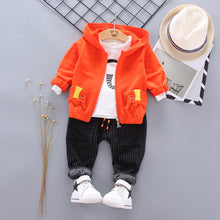 Load image into Gallery viewer, Boys' Cartoon Long Sleeve 3-Piece Outfit Set | 0-4 Years - # BAAA71710023 &amp; BOAA11310015
