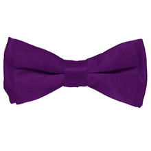 Load image into Gallery viewer, Vittorio Farina Boy&#39;s Solid Silky Bow Tie
