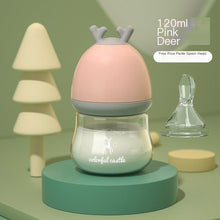 Load image into Gallery viewer, BPA-Free Glass Baby Bottle with Anti-Choke Design - # BAGE21810008
