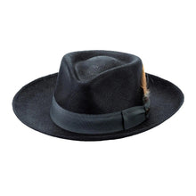 Load image into Gallery viewer, Bullhide Stamford - Panama Straw Fedora Hat
