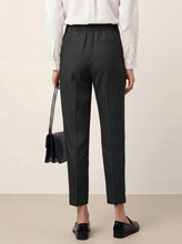 Load image into Gallery viewer, Linen Tailored Straight Cropped Pants LOGAN
