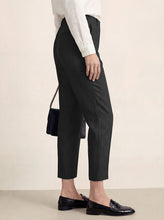 Load image into Gallery viewer, Linen Tailored Straight Cropped Pants LOGAN
