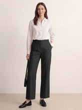Load image into Gallery viewer, Linen Tailored Wide Leg Full Length Pants LEIGHTON

