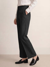 Load image into Gallery viewer, Linen Tailored Wide Leg Full Length Pants LEIGHTON
