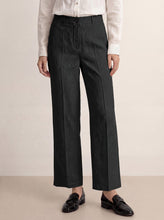 Load image into Gallery viewer, Linen Tailored Wide Leg Full Length Pants LEIGHTON
