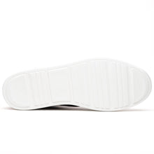 Load image into Gallery viewer, 65-356-BRN BRAVO Italian Burnished Calfskin High Top Dress Sneaker Black / Brown
