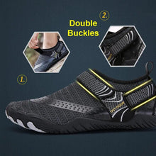 Load image into Gallery viewer, Breathable Double Buckle Unisex Water Shoes - Aqua Shoes Slip-On
