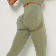 Load image into Gallery viewer, Breathable Leggings Women High Waist Seamless Push Up Fitness Workout Gym Pants Female Women Gym Leggings High Waisted Tummy Control Bottom Lift Yoga Pants Elegant Casual Homewear
