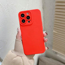 Load image into Gallery viewer, Bright Colors Soft Silicone Phone Case For iPhone 11 Pro Max X XR XS Max 7 8 6S Plus Mini Camera Protection Back Cover Silicone Camera Protection Case Soft Scratch-Resistant Case For Iphone
