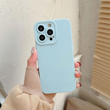 Load image into Gallery viewer, Bright Colors Soft Silicone Phone Case For iPhone 11 Pro Max X XR XS Max 7 8 6S Plus Mini Camera Protection Back Cover Silicone Camera Protection Case Soft Scratch-Resistant Case For Iphone

