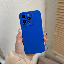 Load image into Gallery viewer, Bright Colors Soft Silicone Phone Case For iPhone 11 Pro Max X XR XS Max 7 8 6S Plus Mini Camera Protection Back Cover Silicone Camera Protection Case Soft Scratch-Resistant Case For Iphone
