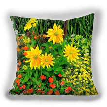 Load image into Gallery viewer, Bright Red Flower Cushion Cover Home Fashion Decoration Red Orange Pink Poppy Flowers Decorative Throw Pillow Cover Case Cushion Home Living Room Pillow Case Super Soft Short Plush Cushion Cover 45x45CM
