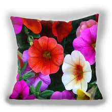 Load image into Gallery viewer, Bright Red Flower Cushion Cover Home Fashion Decoration Red Orange Pink Poppy Flowers Decorative Throw Pillow Cover Case Cushion Home Living Room Pillow Case Super Soft Short Plush Cushion Cover 45x45CM
