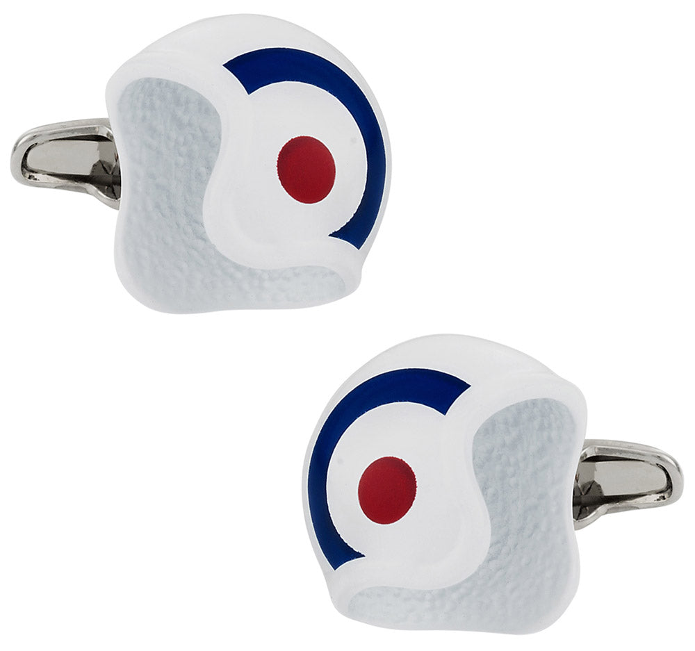 British Air Force Roundel Helmet Cufflinks