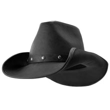 Load image into Gallery viewer, Deadwood Trading Broken Hill - Faux Leather Outback Hat
