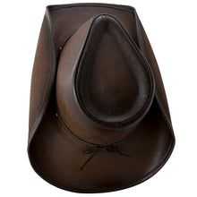 Load image into Gallery viewer, Deadwood Trading Broken Hill - Faux Leather Outback Hat
