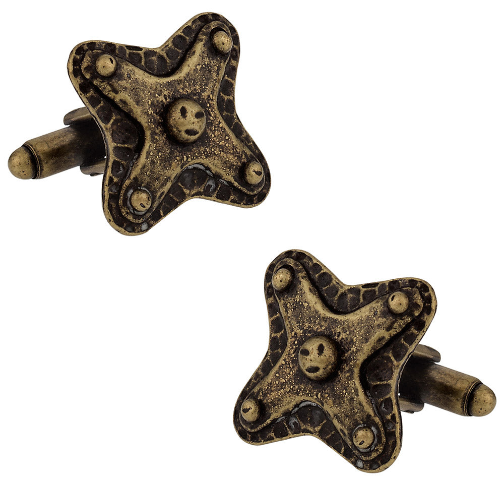 Bronze Badge Cufflinks