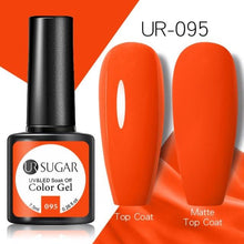 Load image into Gallery viewer, Brown Blue Gel Nail Polish UV LED Autumn Winter Series Matte And Glossy Colors Elegant Stylish Design For Womens

