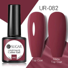 Load image into Gallery viewer, Brown Blue Gel Nail Polish UV LED Autumn Winter Series Matte And Glossy Colors Elegant Stylish Design For Womens
