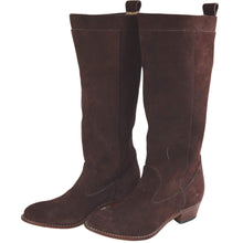 Load image into Gallery viewer, Brown Slouchy Suede Boots
