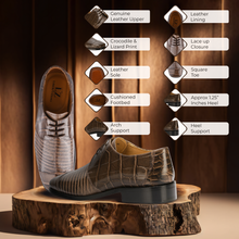 Load image into Gallery viewer, Casanova Leather Oxford Style Dress Shoes
